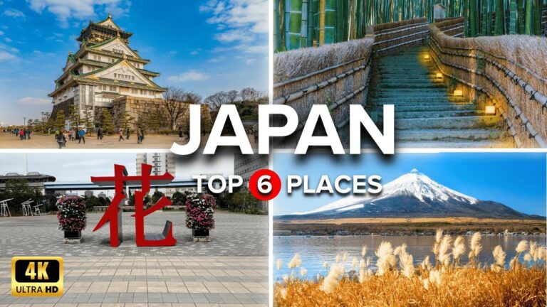 6 Best Places To Visit in Japan – 4K Travel Guide