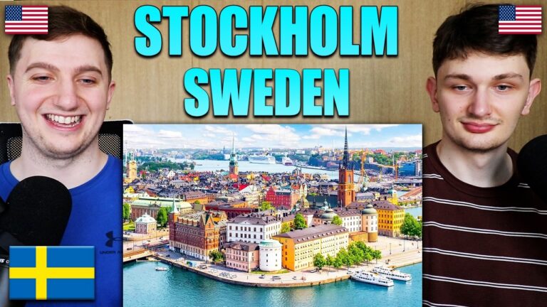 Americans React to Stockholm, Sweden | More Beautiful Than We Expected!